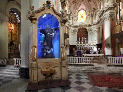 statua lignea policroma di San Francesco
